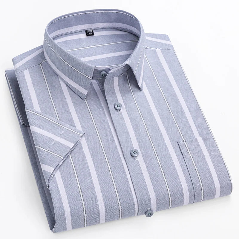 Zack | Short-Sleeve Cotton Shirt