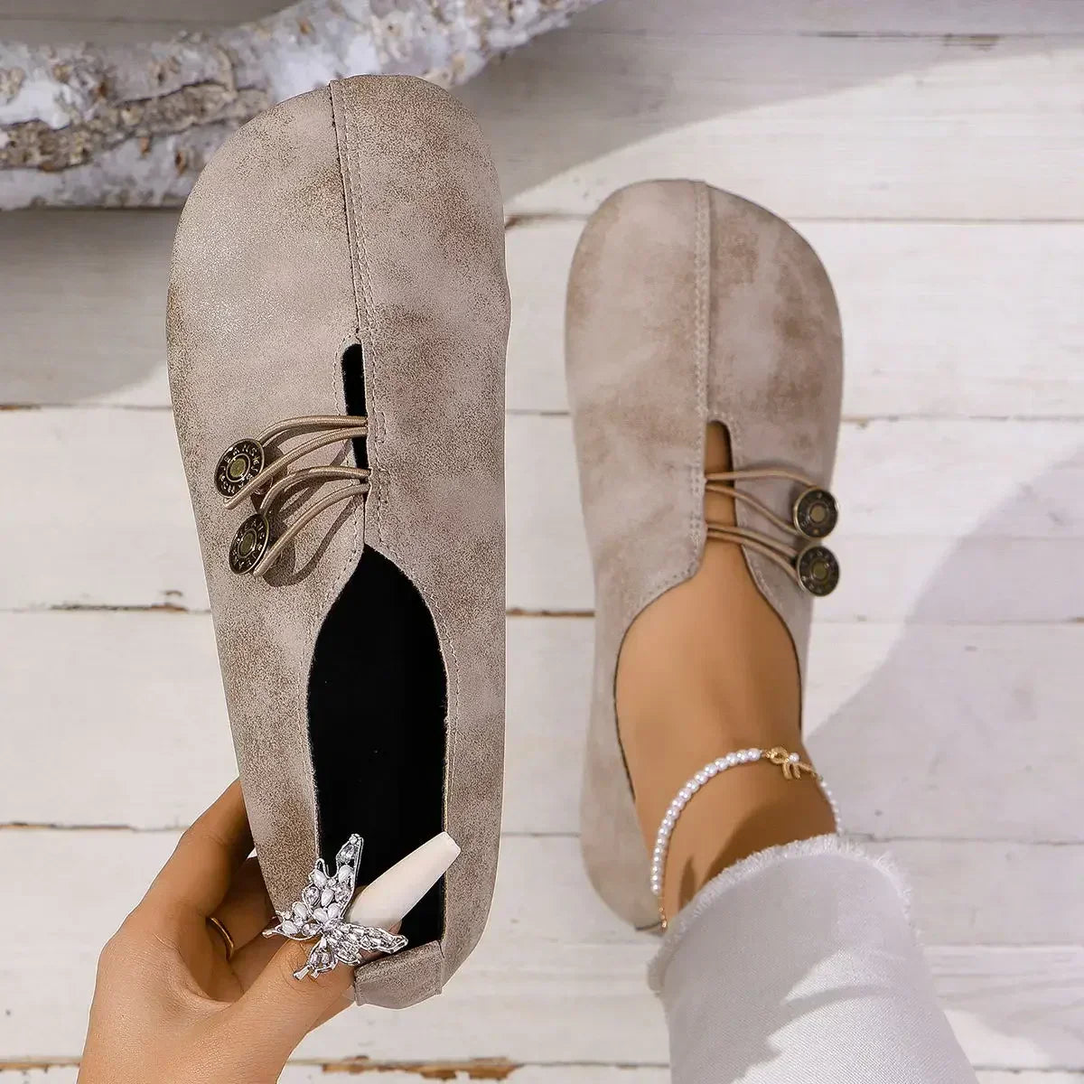 Jaimy | Soft Suede Women's Loafers